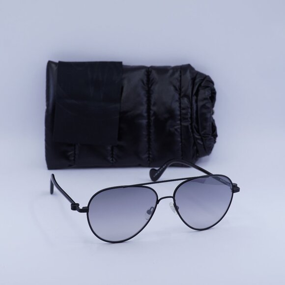 Final Price! Moncler ML0056 02C Black/Smoke Sunglasses - Picture 1 of 9